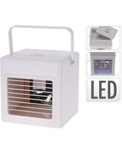 Rafraîchisseur d'air compact avec poignée et éclairage LED
