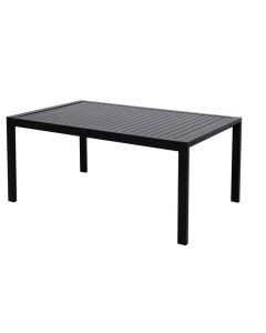 Table de jardin "Eva" grise - 150 x 90 x 68