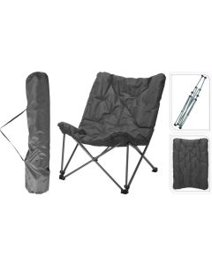 Redcliffs Chaise de camping Chill pliable grise