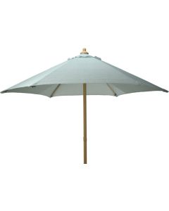 Parasol droit Shine rond de couleur bleue Ø 220 cm