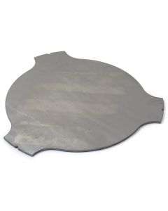 Yakiniku Shichirin plaque teppanyaki ronde en acier inoxydable