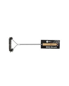 Grill Fanatics brosse de grill longue en acier inoxydable pour barbecue