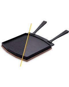 Ooni Grizzler plaque gril réversible en fonte pour four à pizza