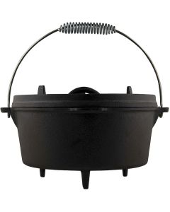 The Windmill Cocotte en fonte sur pieds de 3,8 litres pour barbecue et feu de camp