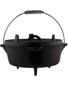 The Windmill cocotte en fonte sur pieds de 5,9 litres pour barbecue et feu ouvert