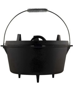 The Windmill cocotte en fonte Dutch Oven avec pieds de 8,5 litres
