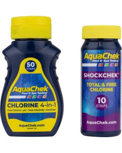 Bandelettes de test AquaChek + ShockChek