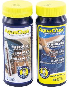 Bandelettes AquaChek + Bandelettes pour piscine au sel