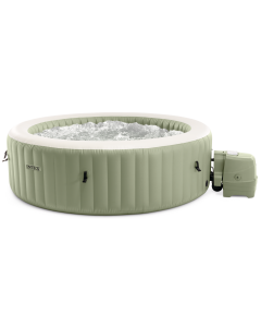Intex Pure Spa spa gonflable massage à bulles vert olive pour 6 personnes