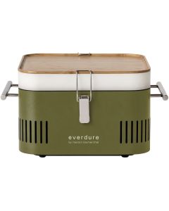 Everdure Cube barbecue au charbon de bois compact et portable vert