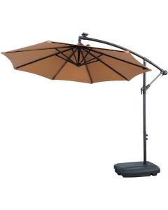 NetSpa Parasol droit pour spa avec éclairage LED solaire