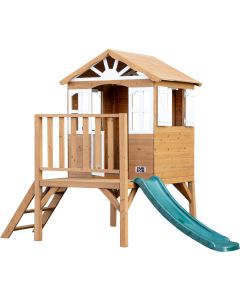 Cub & Co. Queenslander maisonnette en bois pour enfants avec toboggan