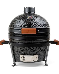 BASTE Barbecue kamado petit modèle de table 16 pouces en céramique noire