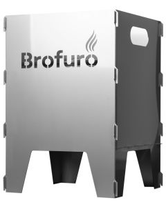 Brofuro réchauffeur de piscine à bois pour bassins jusqu'à 12 000 L