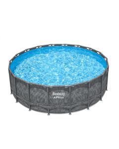 Bestway APX 365 piscine hors-sol tubulaire ronde 549 x 132 cm avec filtre à sable et accessoires