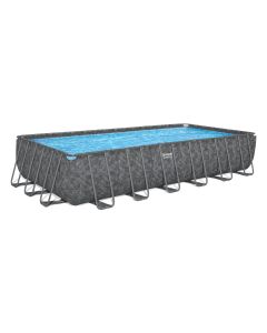 Bestway APX 365 piscine hors-sol rectangulaire 732 x 366 x 132 cm avec filtre à sable et accessoires