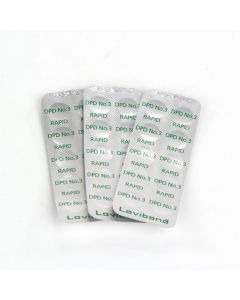 Pastilles DPD 3 chlore pour testeur manuel recharge 100 pièces