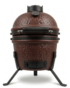 BASTE Barbecue kamado mini 13 pouces en céramique brun chocolat
