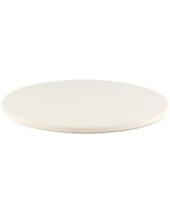 BASTE Pierre à pizza ronde en céramique pour barbecue kamado Ø 22,8 cm