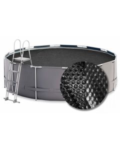 W'eau Premium bâche à bulles ronde noire pour piscine Ø 300 cm