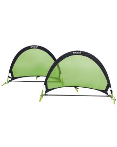SportX lot de 2 buts de football pop-up noir et vert
