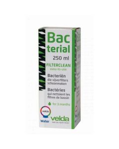 Velda Bacterial Filterclean préparation bactérienne liquide pour filtre de bassin 250 ml