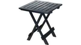 Table de camping noire 44x44