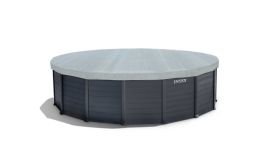 Intex bâche de protection Graphite Panel pour piscine Ø 4.78 m