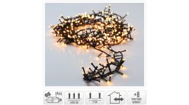 Micro-guirlande lumineuse en grappe 800 ampoules LED Blanc - 16 mètres