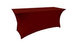 Housse Table Buffet Rouge Bordeaux 180 x 76 x 74