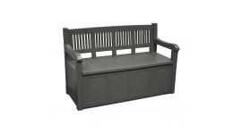 Banc de jardin coffre pour coussins