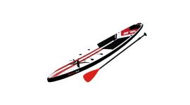 XQ Max 381 Racing SUP Board rouge