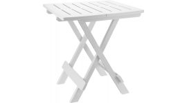 Table de camping blanc 44 x 44