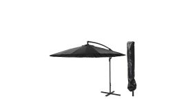 Parasol Shanghai Gris rond Ø 300 cm