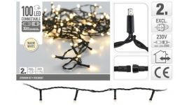 Extension éclairage de Noël 100 LED blanc chaud