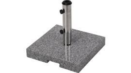 Pied de parasol en granit 20 kg pour jardin