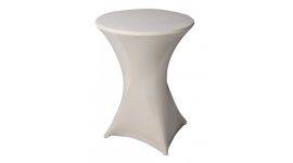 Housse Table Haute Beige