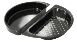 Poêle gourmet demi-lune Outdoorchef, 2 pièces