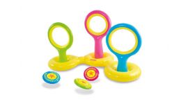 Intex Disc Toss jeu de lancer de frisbee gonflable pour piscine et jardin