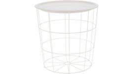 Table d'appoint Collection H&S blanche - Ø40 cm