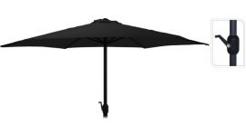 Parasol sur mât "Panama" Ø270cm noir