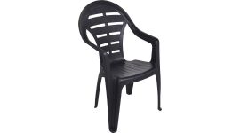 Guinea Chaise de jardin anthracite 60 x 55 x 91 cm