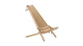 Chaise éco 120 en bois de mélèze - Naturelle - 98 x 63 x 90 cm
