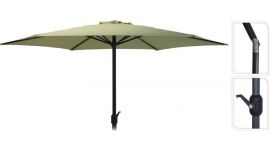 Parasol droit "Panama" Ø270cm vert