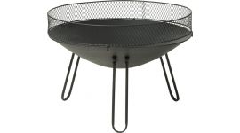 Bol de feu avec grille - Ø60 cm