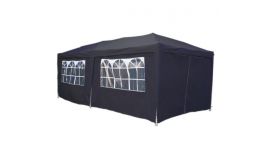 Tente pop-up 3x6m gris - PE 160 gr/m