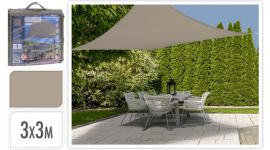 Voile d'ombrage 3x3 Carré Beige