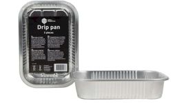 Grill Fanatics Bac à graisse en aluminium, petit - Lot de 6