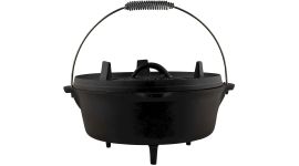 The Windmill cocotte en fonte sur pieds de 5,9 litres pour barbecue et feu ouvert