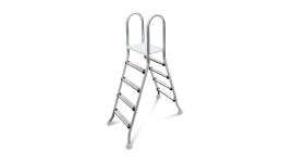W'eau Échelle de piscine double en inox A-frame 2 x 4 marches AISI 304